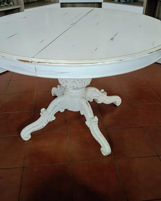 Tavolo rotondo 6/8 pax shabby 
