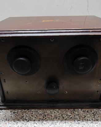 Rara radio d'epoca Marconiphone Tipo 21 del 1923