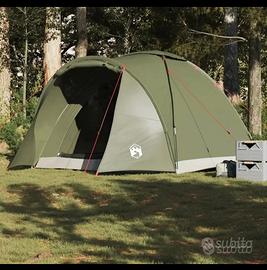 tenda verde per pesca campeggio