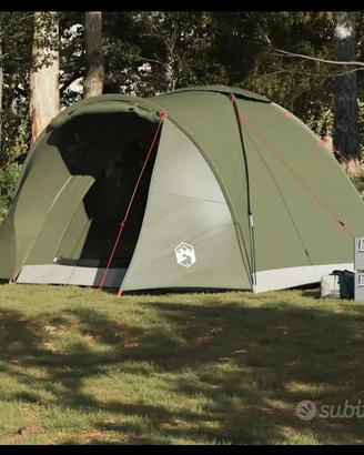 tenda verde per pesca campeggio