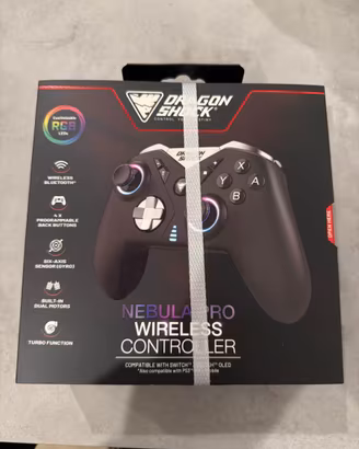 DragonShock Nebula Pro Controller Switch Nuovo
