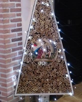 albero di Natale in legno 