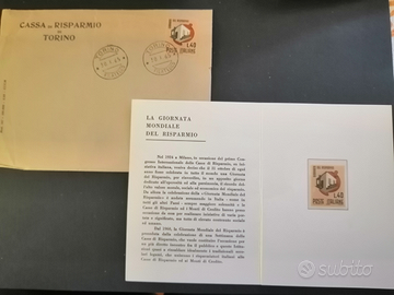 Francobollo 1965 Giornata del Risparmio