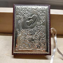 Portafoto tascabile Vintage argento 925