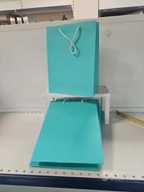 10 Shopper Carta coloreTiffany 22x28+10cm