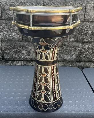 DARBUKA ARTIGIANALE  10"  TAMBURO IN RAME DECORATO