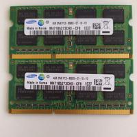 Memoria RAM SODIMM Samsung 2x4GB 2Rx8 PC3 - 8500S