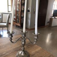 Candelabro peltro fine 800