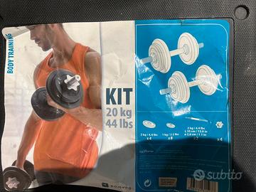 Kit manubri bodybuilding
