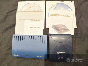 Lotto 2 modem Zyxel Prestige 630 e Sagem F800E2L