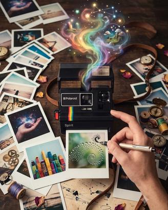 Fotocamera Istantanea Vintage Polaroid Spirit
