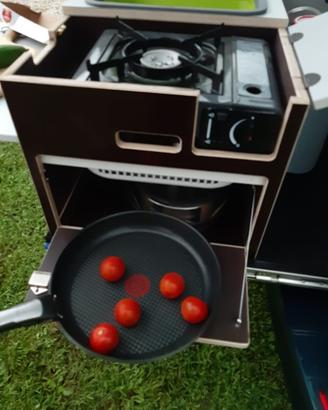 Cucina portatile per California, Volksw,campeggio,