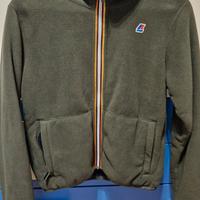 felpa K-WAY P. Jack Sherpa polar reversibile Verde