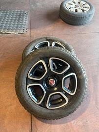 2 cerchi in lega + gomme FIAT Panda 3 serie