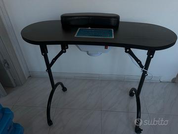 Tavolo pieghevole manicure