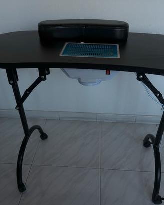Tavolo pieghevole manicure