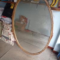 specchio ovale antico
