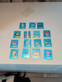 Set 15 carte Pokemon lenticolari lamincards yoga