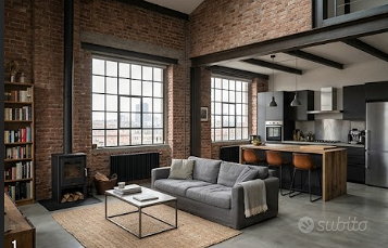 Prenestina - loft con Balcone