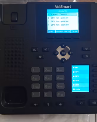 Telefono IP VoiSmart VEP-6100 VoIP SIP Gigabit PoE