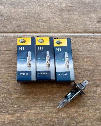 Lampadine auto Hella H1 12V 55W – Set nuove