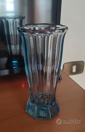 Vaso in vetro smerigliato anni 70' made in italy 
