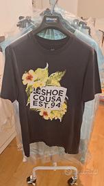 T-shirt DC nera con stampa 