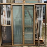 Vetrata in alluminio,misura telaio 200x180 cm,comp