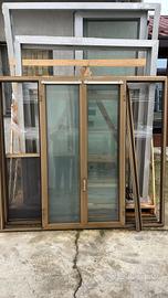 Vetrata in alluminio,misura telaio 200x180 cm,comp