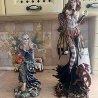 Les Alpes 2 fate in perfetto stato dipinte a mano