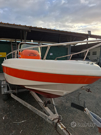 Barca open 450 con suzuki 40/60 del 2022