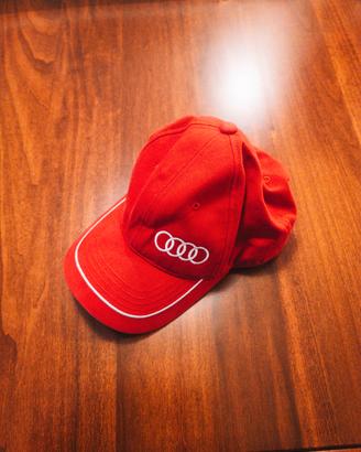 Cappellino Audi Originale Rosso - Unisex
