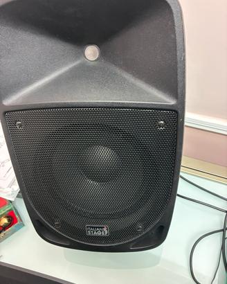 Coppia di casse bi amplificate italian stage