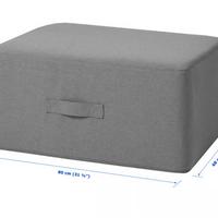 Puff trasformabile in  iletto singolo ikea