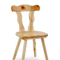 sedie tirolesi in pino grezzo 