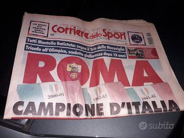 Corriere dello sport scudetto Roma 
