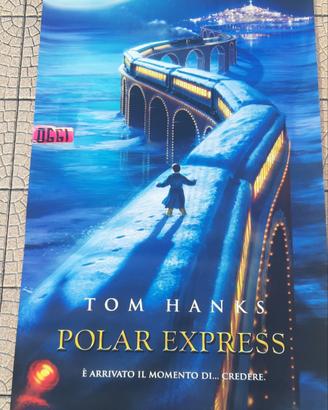 Locandina cinema film Polar Express anno 2004