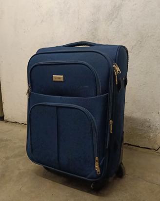 Trolley valigia blu