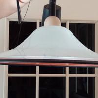 Lampadario a campana, in vetro