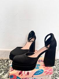 Scarpe con tacco largo e plateau – Numero 38