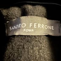 Cappotto Nero Sandro Ferrone Donna