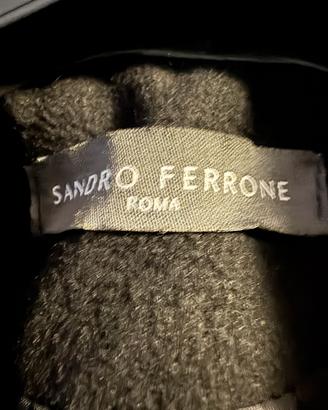 Cappotto Nero Sandro Ferrone Donna
