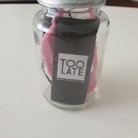 Orologio Too Late - rosa glitter