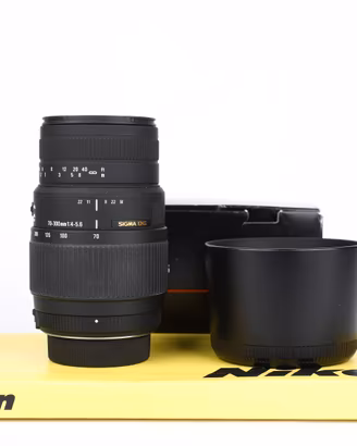 Sigma 70-300mm f4-5.6 DG Nikon USATO GARANTITO PER