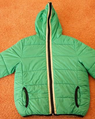 Giacca Invernale Verde con Cappuccio 6 anni