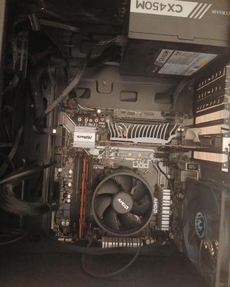 PC ASSEMBLATO SCHEDA MADRE ASCROCK AB 350M PRO