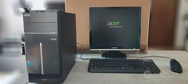 PC DESKTO COMPLETO ACER ASPIRE TC-605 (Potenziato)