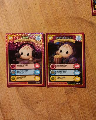 Squishy Dumpling 2 carte ultrarare olografiche 