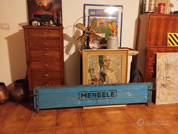 Insegna in Legno Mengele