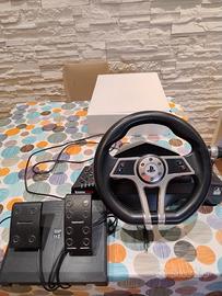 Volante PS4-PS3 con Pedaliera x Gran turismo e F1